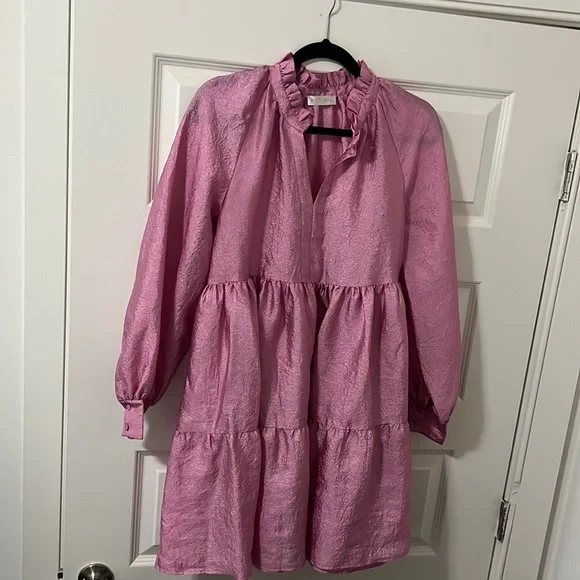 stine goya jasmine dress pink Stine Goya Jasmine Dress and Pink Chanel Bag